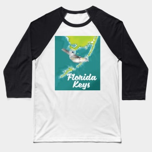 Florida Keys Travel poster Baseball T-Shirt